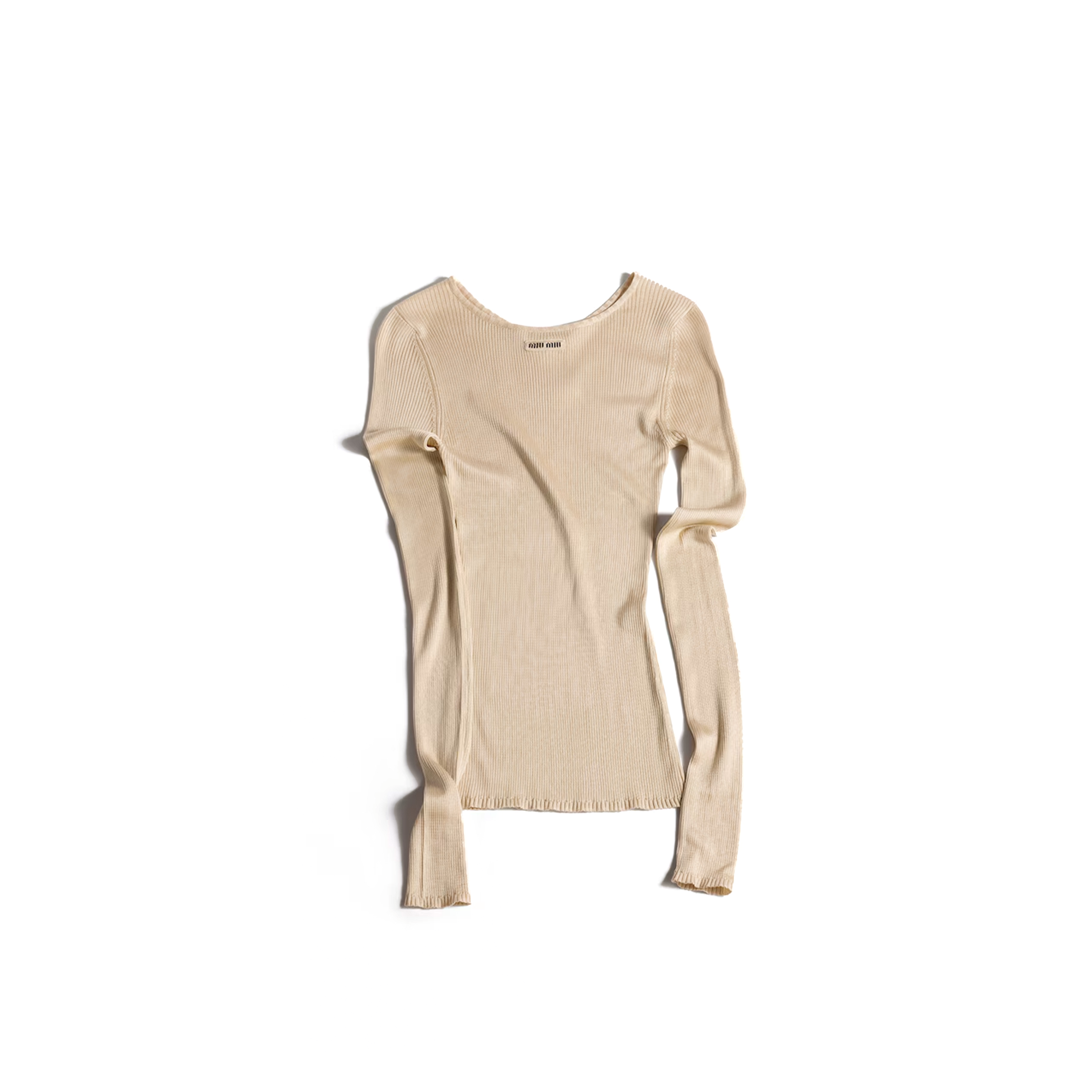 MIU MIU MAGLIA GIROCOLLO IN SETA MML01C